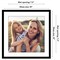 Americanflat Picture Frame with Mat - Modern Design, Shatter-Resistant Glass, Dual Sawtooth Hangers, Ideal for Home and Office Decor